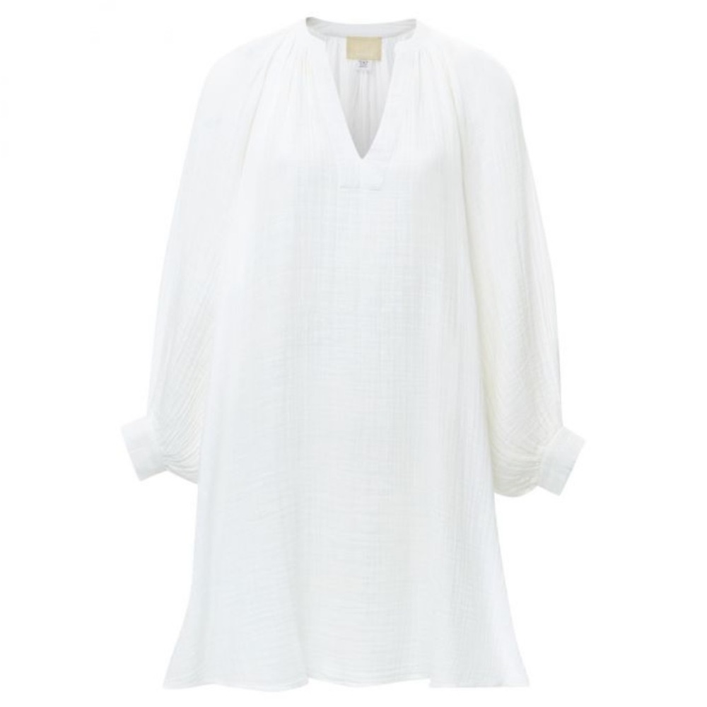Anaak Jhula Organic Cotton Muslin
Mini Dress White - Picture 2 of 14